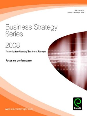 cover image of Business Strategy Series, Volume 9, Issue 2